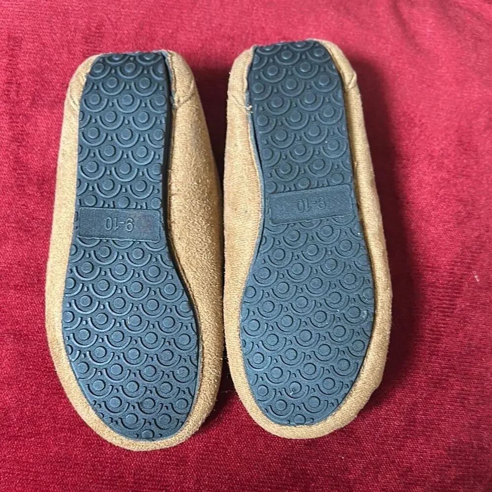 Lucky Brand Tan Kids Moccasins